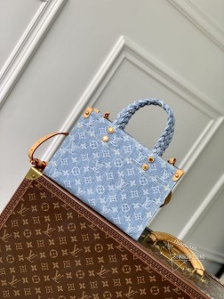 LV M24897 Let Go 小号托特包 Monogram Denim 水洗手袋