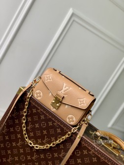 LV M12735 Pochette Métis East West 手袋 Monogram Empreinte 皮革 高仿