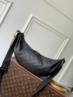 LV M12850 Hobo Hamac 手袋 Monogram Shadow 压纹牛皮革