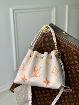 LV M46545 Dégradé Summer Bundle 手袋,米白丝印 Monogram 复刻
