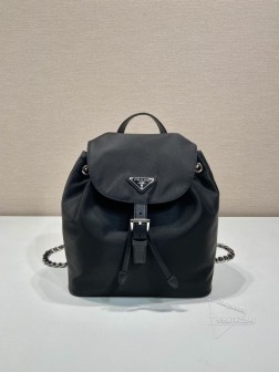 Prada普拉达 1BZ831 中古小号背包 尼龙小牛皮 A货