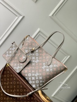 LV M23387 Blossom 中号托特包 镂花牛皮革