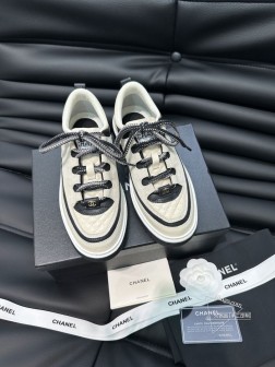 Chane 小香25c米兰走秀爆款厚底运动鞋 小香早春新款 双C方圆头系带休闲鞋 潮鞋 此款绝对是小 700