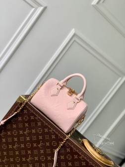 LV M58953 粉色 Speedy Bandoulière 20 手袋 光滑 Monogr 材质