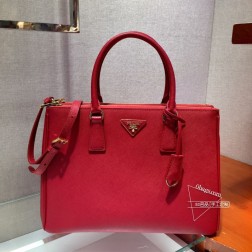 Prada 1BA274 Galleria 手袋 进口十字纹牛皮 顶级拉丝五金 一比一