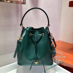 Prada普拉达 1BZ032水桶包 进口粗十字纹牛皮 顶级五金 A货