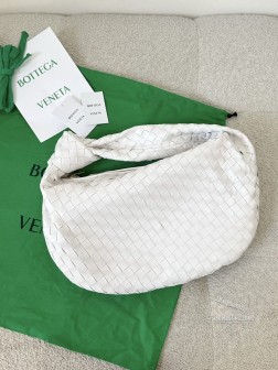 BV Jodie 打结包 Small 白金 中号 顶级A货