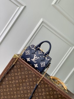 LV M47048 Speedy Bandoulière 20 Monogram Empreinte 牛皮革手袋