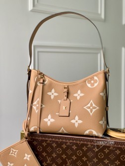 LV M46293 CarryAll小号手袋 Monogram Empreinte压纹皮革