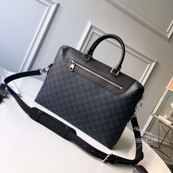 LV N41589 Porte Documents Jour 公文包 Damier Cobalt 帆布