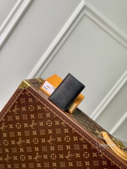 LV M61696 黑色水波纹卡包 | Louis Vuitton | 顶级复刻