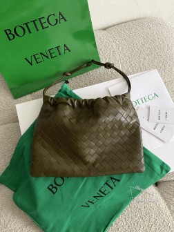 BV dustbag 垃圾袋 腋下包 橄榄绿 小牛皮 轻便设计