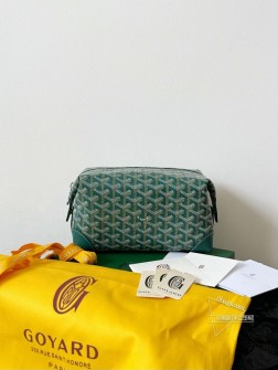 GOYARD洗漱包化妆包 绿色 防水轻便 顶级A货