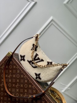 LV M23321 Over The Moon 手袋 羊毛皮革 大号撞色 Monogram
