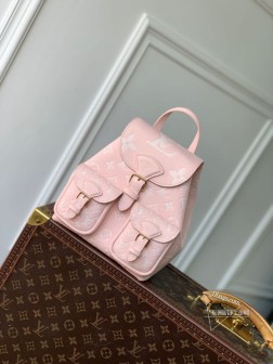 LV M12987 粉色双肩包 Monogram Em Milky Way 系列