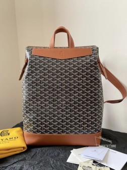 GOYARD cisalpin 男士手提双肩包 黑棕 大容量 硬挺设计