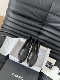 Chanel 24K新款乐福鞋高级手工系列鞋面牛皮 内里羊皮 真皮大底Size35-39 其他码数定 1332