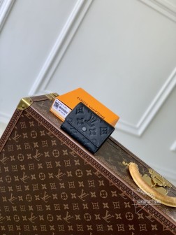 LV M12635 Victor 钱包 Monogram Eclipse 帆布 复刻版