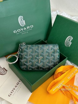 GOYARD 2024钥匙扣零钱包 绿色 A货