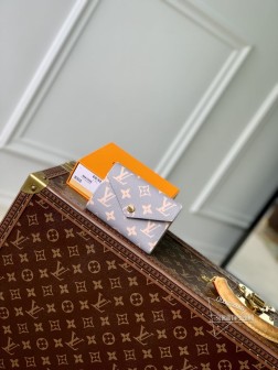LV M41938 渲染花 钱夹 Monogram 帆布 优质A货