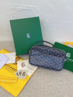 GOYARD灰色相机包，男士轻便背包，精选材质