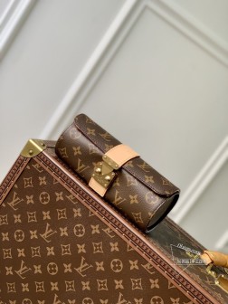 LV M10145 Etui Bijou 老花Monogram皮革帆布收纳包