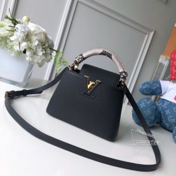 LV CAPUCINES 迷你手袋 N92800 黑色