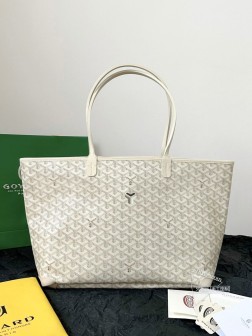GOYARD 海洋系列沙石色 拉链Tote大号 进口材质