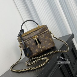 LV 50138 化妆箱包 链条复古设计 顶级A货 尺寸18×10×13cm