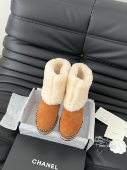 Chanel 24B新款雪地靴 秋冬暖心推荐 高品质认准我家实拍 穿腻了毫无特色的ugg 不妨来买这 1239