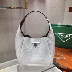 Prada普拉达 1BC127 新款水桶包 小牛皮托特腋下包 高仿