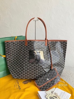 GOYARD 法斗黑棕 大号 Tote Bag，材质优质环保
