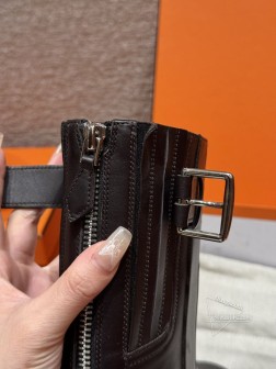 款式Style :217 Jaimy 及踝靴颜色Colour:乌木色Marron Ebene鞋面材料 325