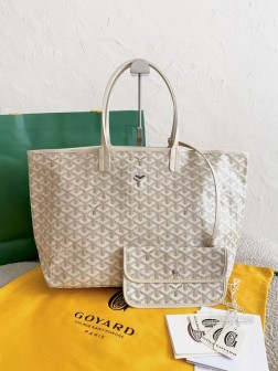 GOYARD 海洋系列 限定色 沙石色 中号 狗牙材质手袋