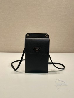 Prada普拉达 2VZ068 全皮手机包 手包机造型 尺寸