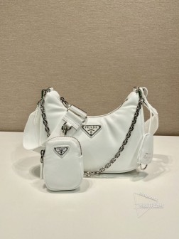 Prada普拉达 1BH204 小羊皮三合一单肩包 A货