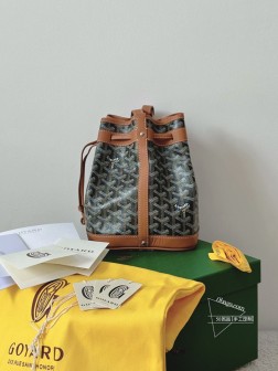 GOYARD petit flot 水桶包 黑棕色 顶级A货 轻量材质
