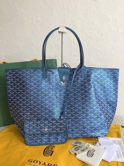 GOYARD 24金属限定色 珠光蓝 大号 高仿