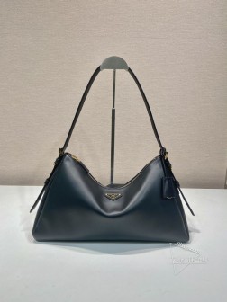 Prada普拉达 Aimee腋下包 1BC228 皮革Hobo包 小牛皮 尺寸