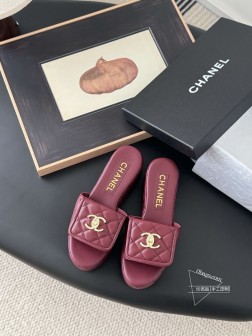 Chanel 小香25c新品菱格厚底松糕拖鞋夏天一定要入的拖鞋系列可文艺可时髦 穿搭率实在太高了 厚 80