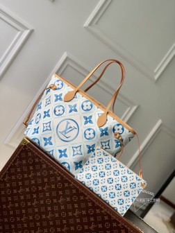 LV M11263 Neverfull 中号手袋 Monogram Tiles 帆布 卓越复刻