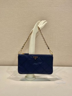 Prada普拉达 Hobo 1Nl054 腋下包 再生尼龙 复古链条提手 高仿