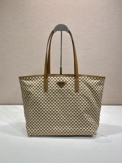 Prada普拉达 1BD552 Tessuto Triangulum 托特包 进口尼龙/牛皮 图片