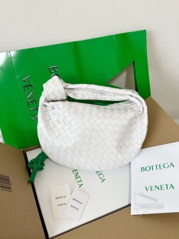 BV Jodie 打结包 teen 小号 白金 皮革 代码: None