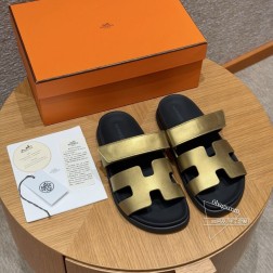款式Style :225 CHYPRE SANDAL 老舅鞋颜色Colour:烫金色Dore鞋面材料 301