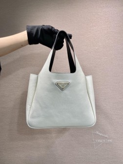 Prada普拉达 1BG542 迷你菜篮子 平纹牛皮 三角形徽标 价格