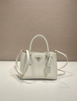 Prada 1BA896 Galleria 手袋 进口十字纹牛皮 顶级拉丝五金 价格