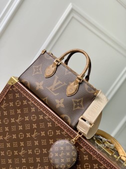 LV M46653 OnTheGo 托特包 Giant Monogram/Monogram Reverse 帆布