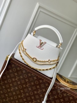 LV M12345 Capucines小号手袋 Taurillon牛皮革 尺寸