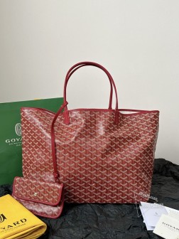 GOYARD狗牙大号购物袋 红色 经典款 顶级复刻